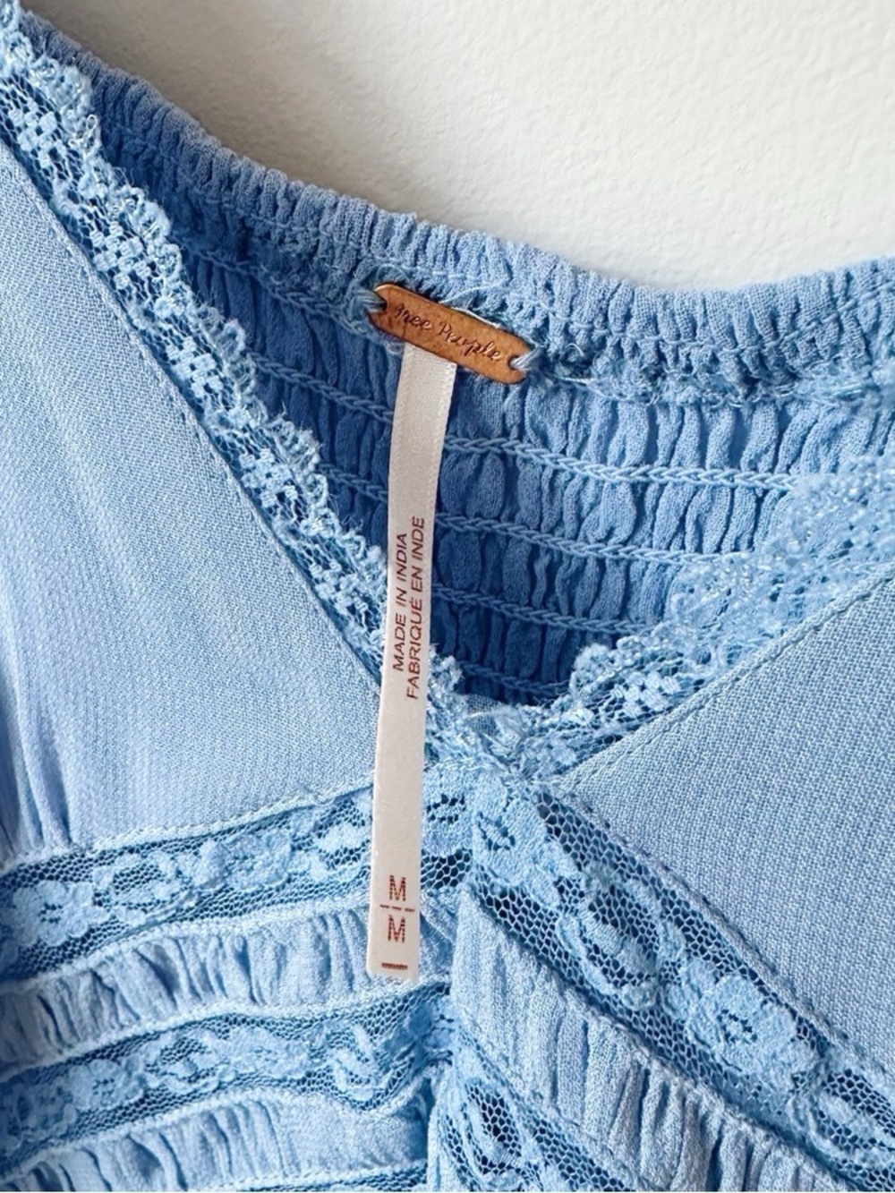 Free People Intimately x Revolve Kiki Slip in Chambray Blue - Picture 7 of 10